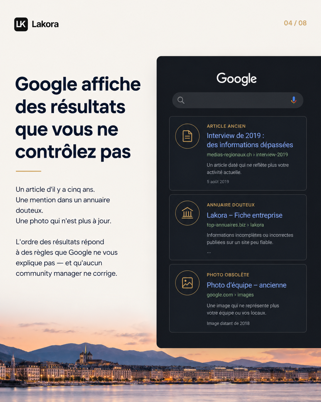 Extrait d'analyse Lakora — réseaux sociaux