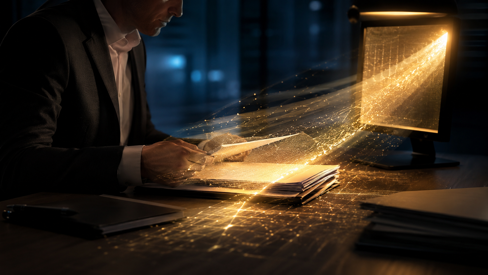 Illustration sobre d'un document légal LPD et d'une présence digitale professionnelle en Suisse
